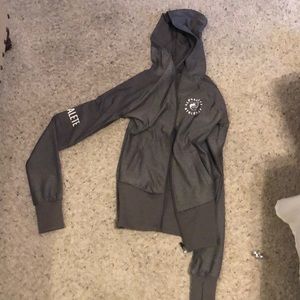 ALPHALETE ZIP UP ATHLETIC HOODIE